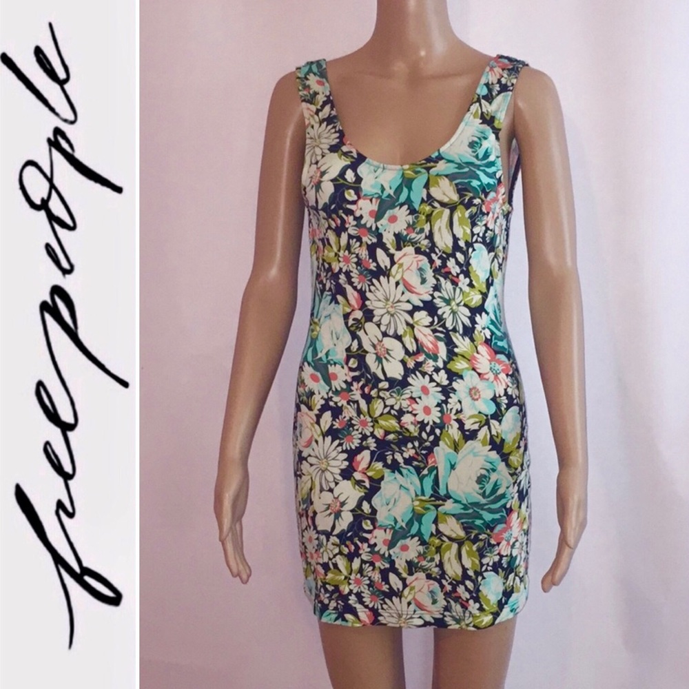 Free People Floral Mini Dress
